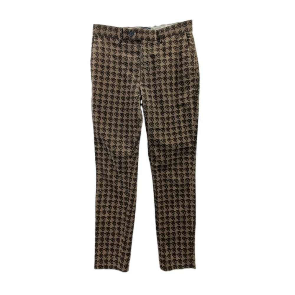 Banana Republic Corduroy Pants Men 30 Tan Brown Heritage Slim Fit All Over Print
